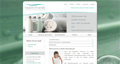 Desktop Screenshot of healthandfriends.de